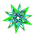 ESCHER STAR ICOSAHEDRAL POLYKNOT 1 - Thumbnail 1