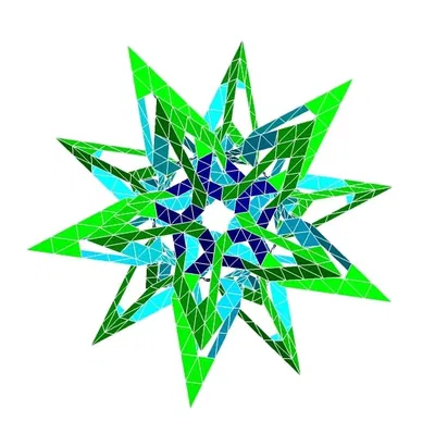 ESCHER STAR ICOSAHEDRAL POLYKNOT 1