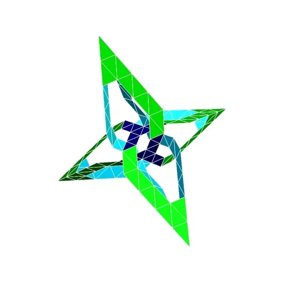 Mô hình Nút Thắt Hình Sao Tứ Diện Escher 1 - Image 2