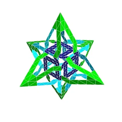 ESCHER STAR CUBIC POLYKNOT 1