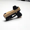 Red Dot Sight cho Glock Fidget Keychain – đồ chơi mini trượt 3D print - Thumbnail 2