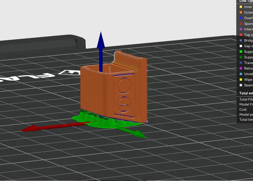 Red Dot Sight cho Glock Fidget Keychain – đồ chơi mini trượt 3D print - Image 4