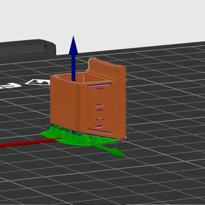Red Dot Sight cho Glock Fidget Keychain – đồ chơi mini trượt 3D print