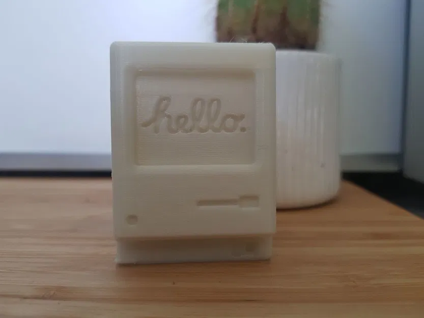 Macintosh 128/512 – Mẫu 3D máy tính cổ điển - Image 1