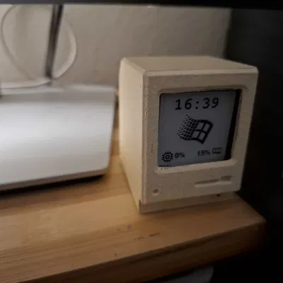 Vỏ mini Macintosh cho ESP32 1.54" Epaper display