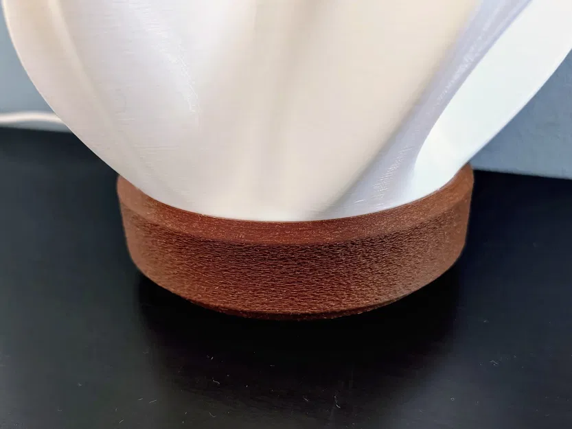 Đèn Designer “Waves” (in 3D) – Base tuỳ biến & ngàm chụp đèn - Image 4