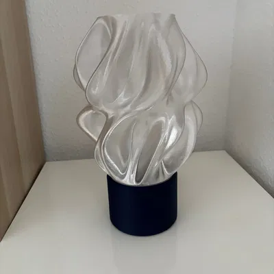 Wave Lamp E27 – Đế đèn tùy chỉnh cho đui E27 (scale 150%)