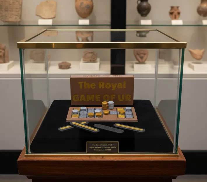 Royal GAME OF UR bản du lịch (chơi với LEGO tile 1x1) - Image 1