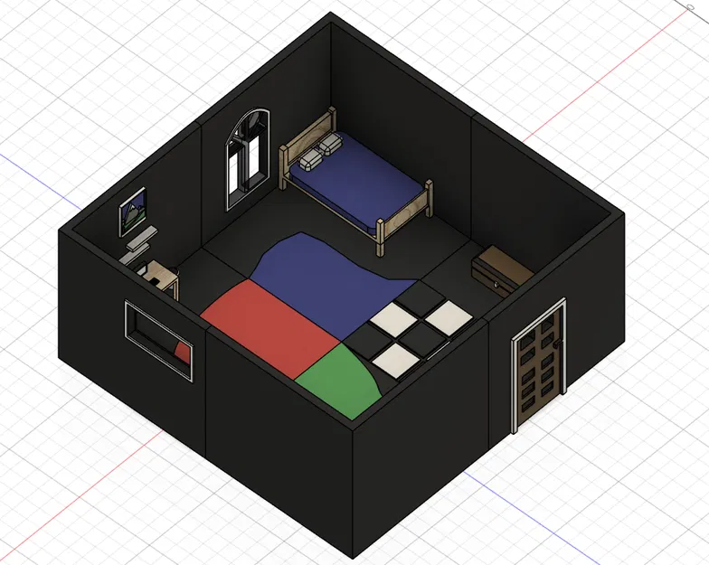 Diorama phòng ngủ của Gethin - Image 1