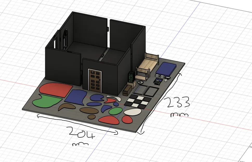 Diorama phòng ngủ của Gethin - Image 2