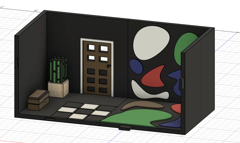 Diorama phòng ngủ của Gethin - Image 4