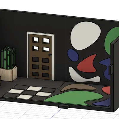 Diorama phòng ngủ của Gethin