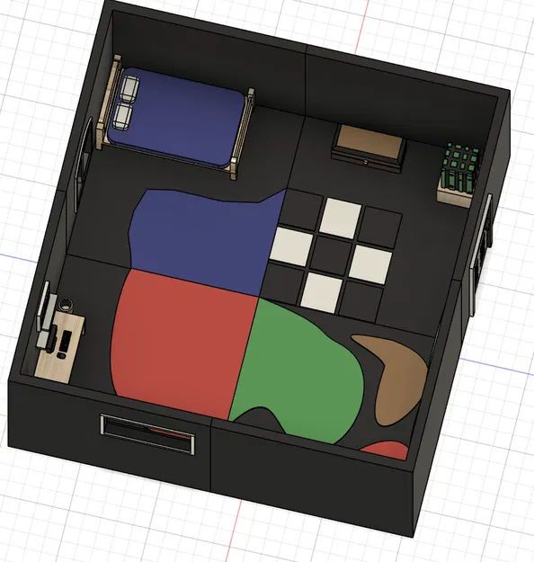 Diorama phòng ngủ của Gethin - Image 6