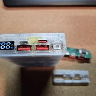 Vỏ Powerbank PD DIY 6800mAh cho 8× Cell 17350 (Làm dưới $5)