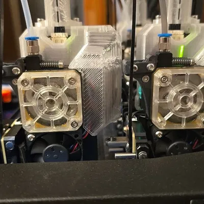 Ốp trước trong suốt không vòng cho Nextruder (Prusa XL, Core One, MK4)