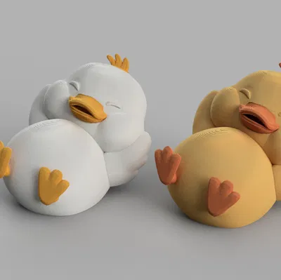 Vịt Dễ Thương Thư Giãn – Không cần AMS! Snap-fit!