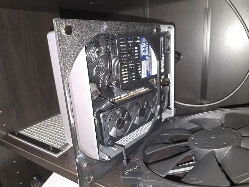 Ngàm gắn quạt 200mm cho mặt sau Jonsbo NV10 (Back Panel Fan Mount) - Image 2