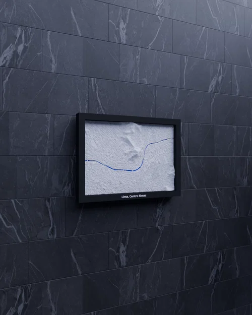 Lima, Centro Rimac, Peru - 3D Miniature (Mô hình địa hình in 3D) - Image 3