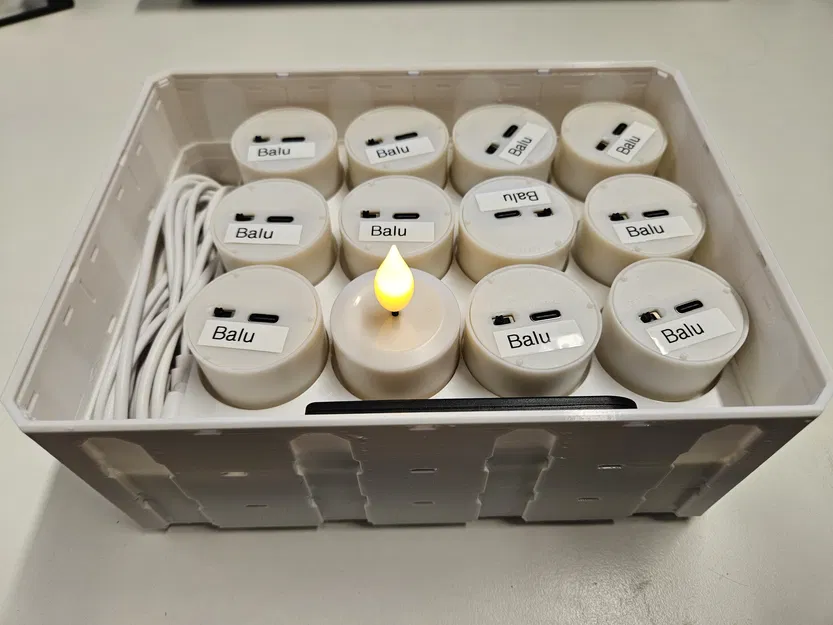 Tea Lights Multiboard Insert – Khay chứa đèn tealight cho Multiboard - Image 2