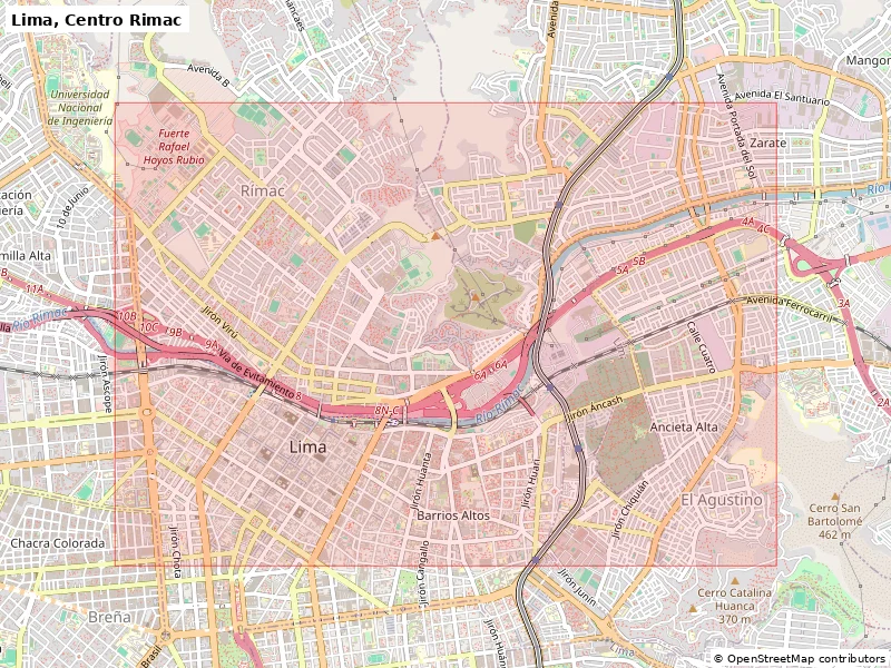 Lima, Centro Rimac, Peru - 3D Miniature (Mô hình địa hình in 3D) - Image 8