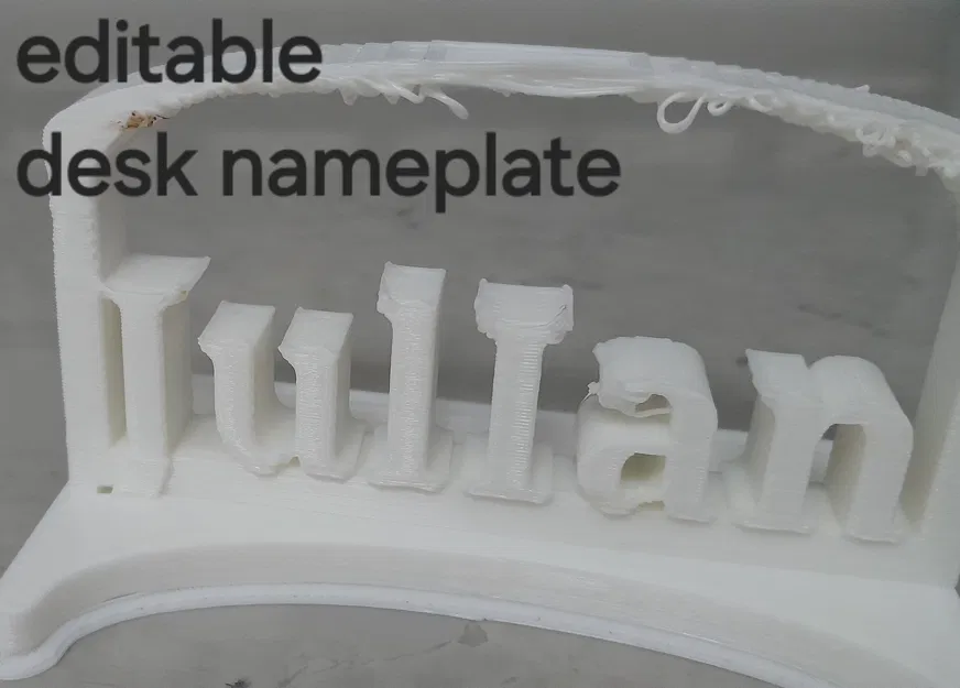 Bảng Tên Để Bàn Có Thể Chỉnh Sửa (Editable Desk Nameplate) - Image 1