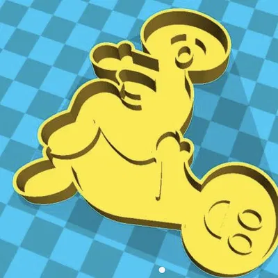 Khuôn cắt bánh quy hình người nude