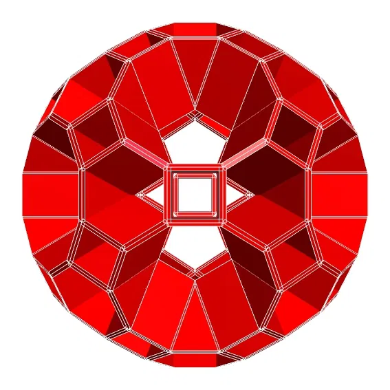 HOLDEN GOLDEN RHOMBICOSIDODECAHEDRAL NOLID 1 - Image 2