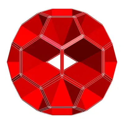 HOLDEN GOLDEN TRUNCATED ICOSAHEDRAL NOLID 1