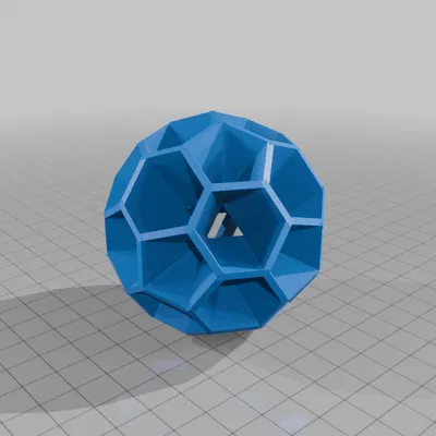 HOLDEN GOLDEN TRUNCATED ICOSAHEDRAL NOLID 1