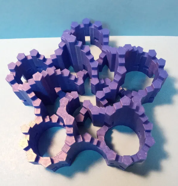 Pháo Đài Pentafoil Tím 1 - Image 1