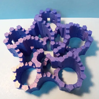 Pháo Đài Pentafoil Tím 1