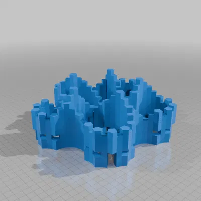 Pháo Đài Pentafoil Tím 1