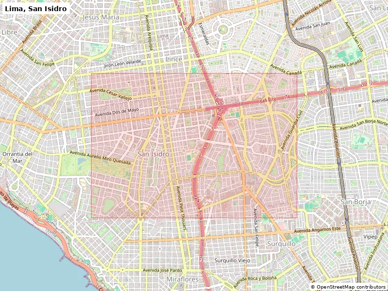 Lima, San Isidro, Peru - Bản thu nhỏ 3D - Image 8