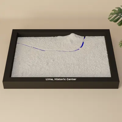 Mô hình 3D thu nhỏ: Lima, Historic Center, Peru