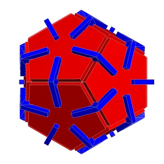 42 Part: Bộ Kit Lắp Ghép DODECAHEDRON CONSTRUCTION KIT 1 - Image 1