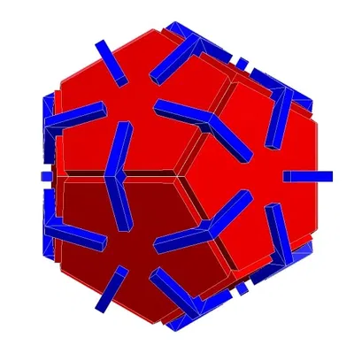 42 Part: Bộ Kit Lắp Ghép DODECAHEDRON CONSTRUCTION KIT 1