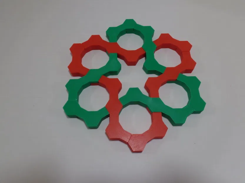 Sơ đồ BRUNNIAN LINK 6 mảnh (Diagram 1) - Image 1