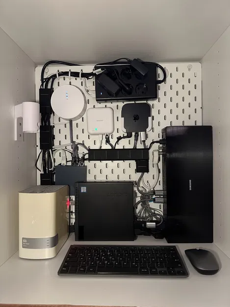 SKADIS dẫn hướng cáp dọc & ngang / máng cáp / ống dẫn / kênh / organizer / Kabelkanal - Image 4