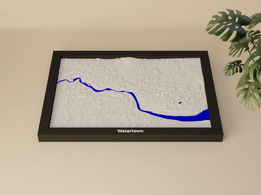 Watertown, Hoa Kỳ - Mô hình thu nhỏ 3D - Image 1