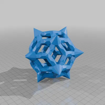 STAR RHOMBIC TRIACONTAHEDRON 1