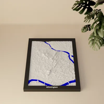 Wilmington, Hoa Kỳ - Mô hình thu nhỏ 3D