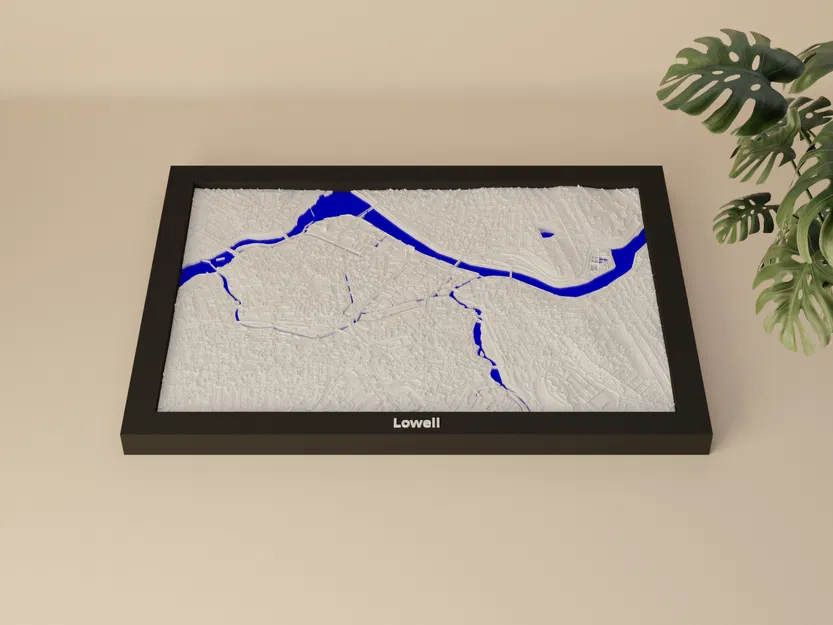 Lowell, Hoa Kỳ - Mô hình thu nhỏ 3D - Image 1