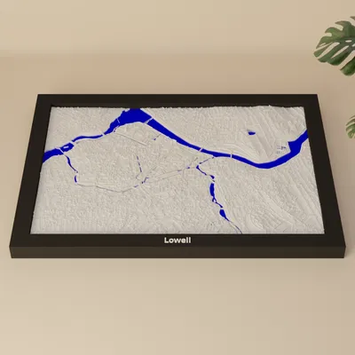 Lowell, Hoa Kỳ - Mô hình thu nhỏ 3D