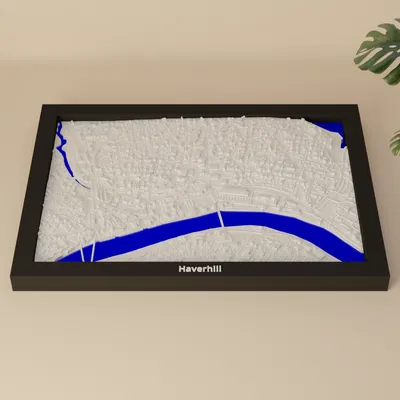 Haverhill, Hoa Kỳ - Miniature 3D địa hình