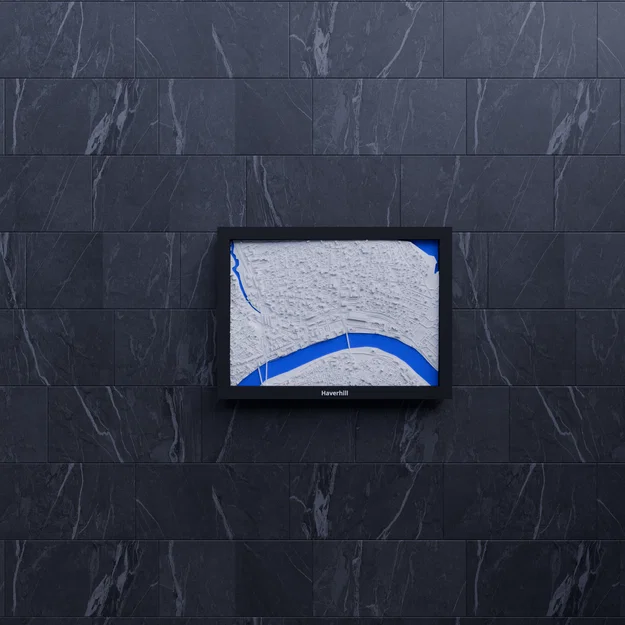 Haverhill, Hoa Kỳ - Miniature 3D địa hình - Image 7