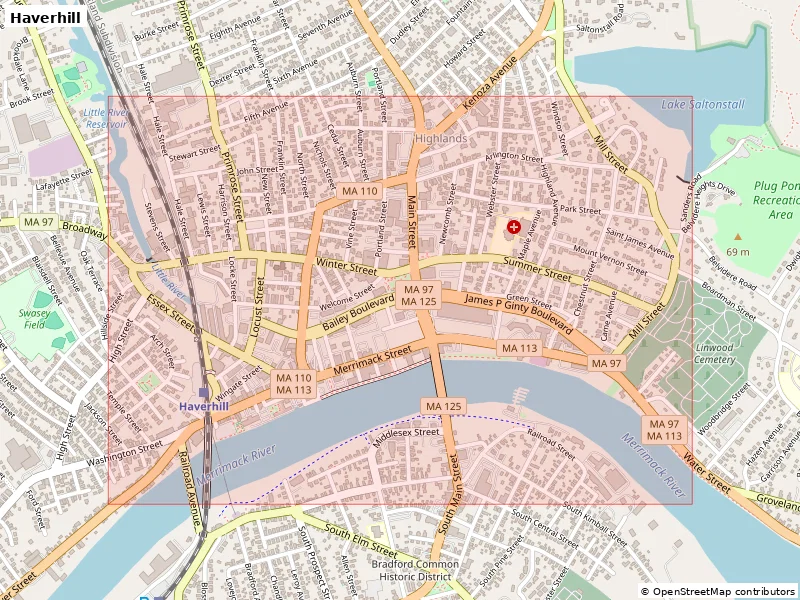 Haverhill, Hoa Kỳ - Miniature 3D địa hình - Image 8