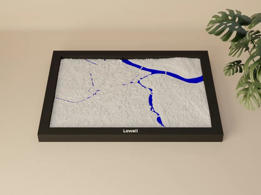 Lowell, Hoa Kỳ - Mô hình thu nhỏ 3D - Image 1