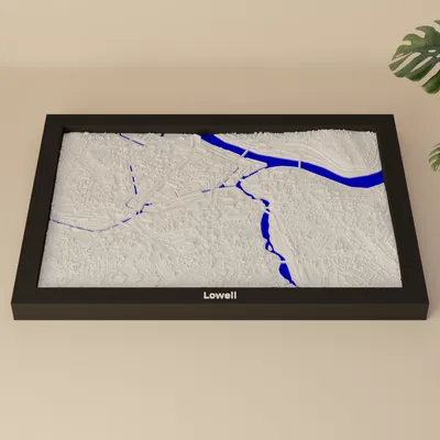 Lowell, Hoa Kỳ - Mô hình thu nhỏ 3D