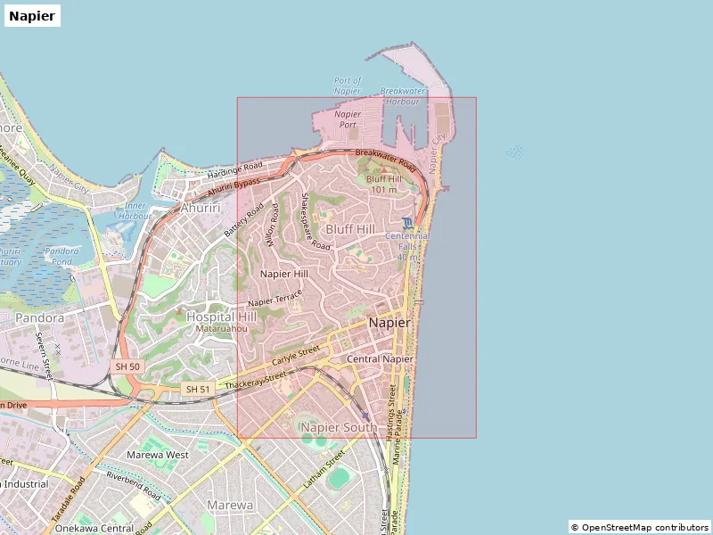 Napier, New Zealand - Mô hình thu nhỏ 3D - Image 8