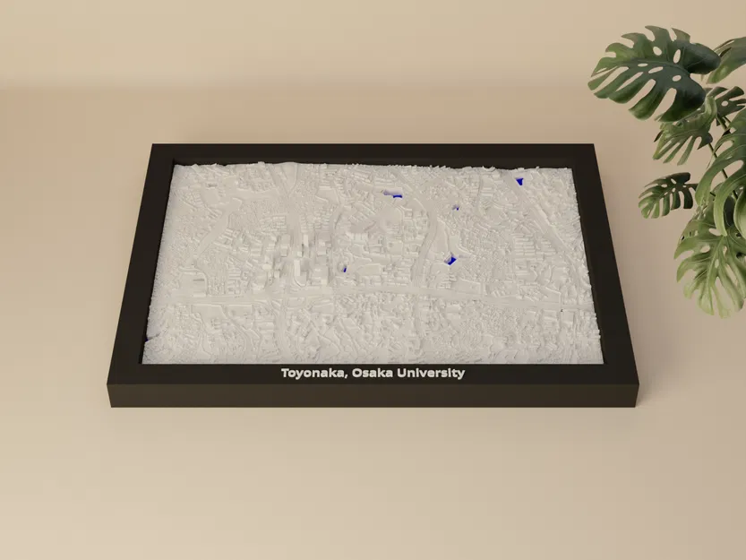 Toyonaka, Osaka University, Nhật Bản - Mô hình 3D thu nhỏ - Image 3